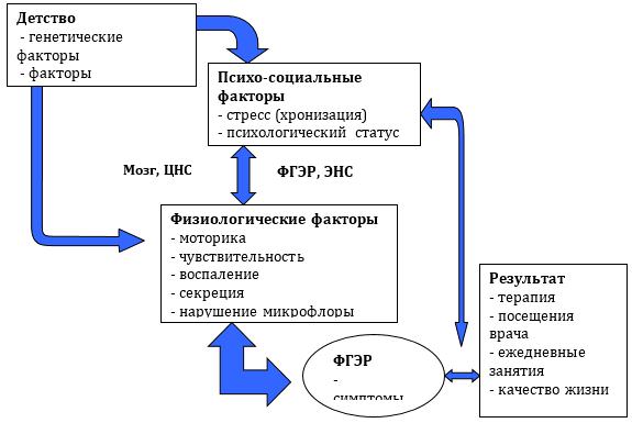 СРК – биопсихосоциальное заболевание